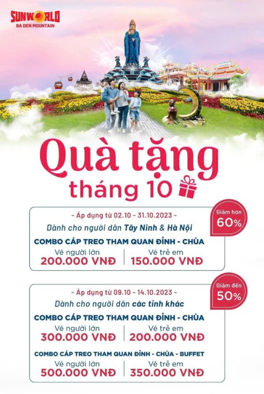 Khuyến mãi tháng 10, ưu đãi tháng 10