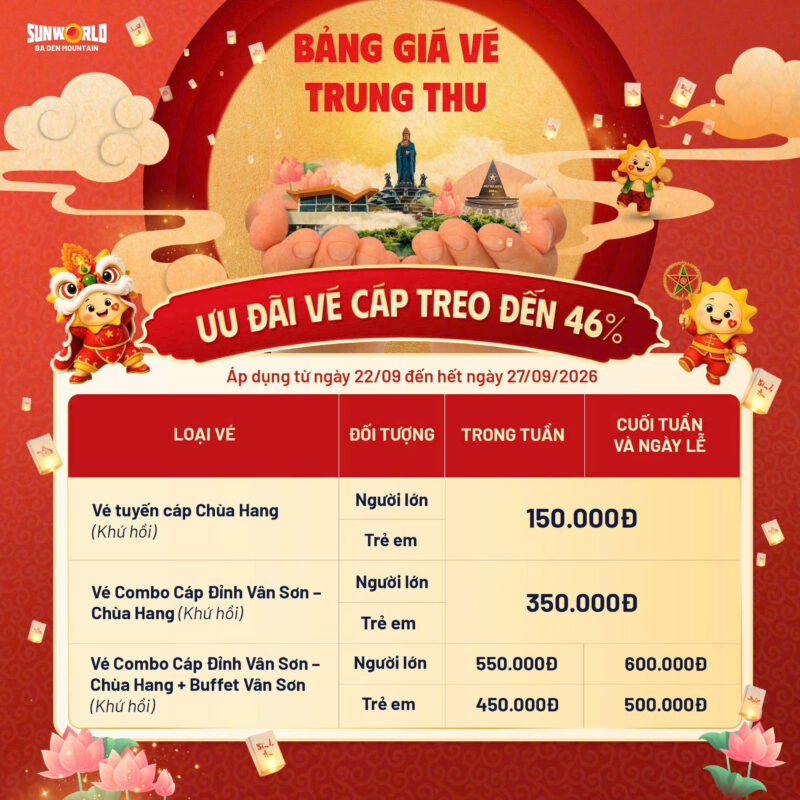 Núi Bà Đen Khuyến Mãi