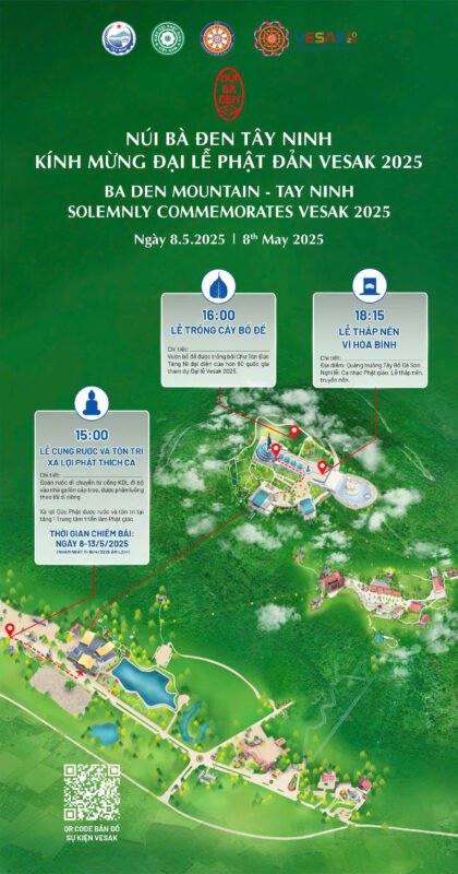 Đại Lễ Phật Đản Vesak 2025 tại núi Bà Đen Tây Ninh